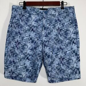 BUGATCHI Theo Abstract Print OoohCotton® Shorts - Men's‎ Size 32 - New With Tag